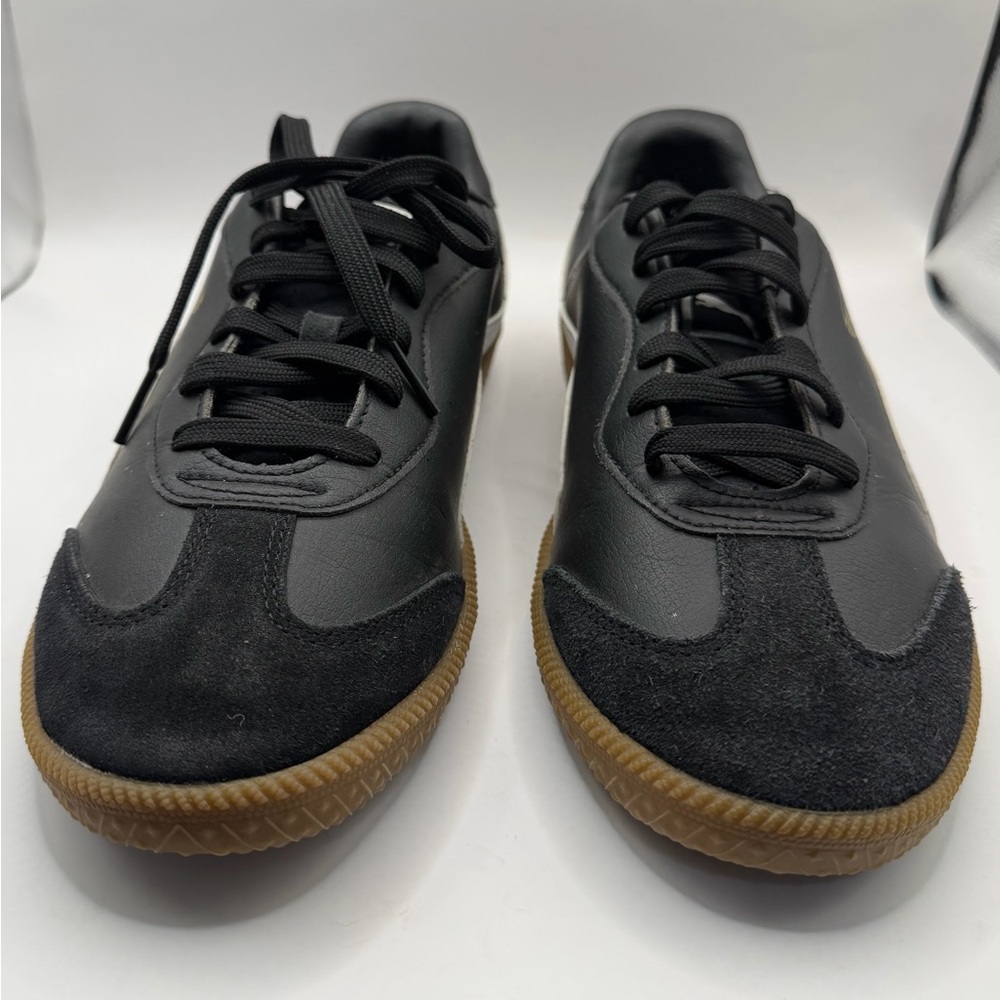 PUMA Mens Black Leather King 21 IT Soccer Sneaker Shoes Size 8.5